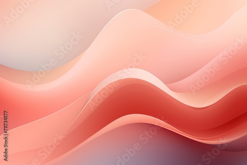 Graphic design background with modern soft curvy waves background design with light salmon, dim salmon, and dark salmon color