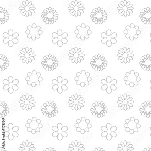 Background flower drawing decoration and design.