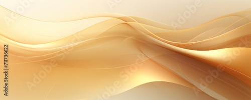 Graphic design background with modern soft curvy waves background design with light gold, dim gold, and dark gold color
