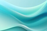 Graphic design background with modern soft curvy waves background design with light cyan, dim cyan, and dark cyan color