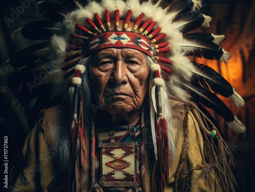 Native American Indian man