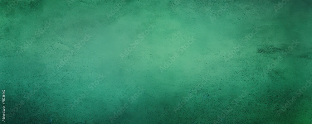 Green flat clear gradient background with grainy rough matte noise plaster texture