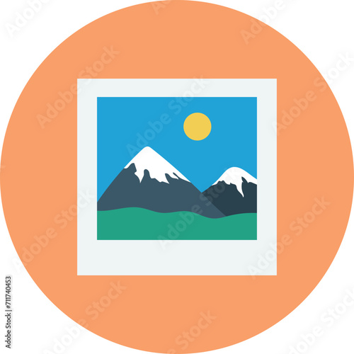 mountain landscape vector illustration. hotel icon vector png. beach icon png. tourist place vector icon. tourism, vacationist, globetrotting, hostel, visitor, traverse, travel icon png.