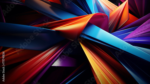Wallpaper Mural Colorful abstract art motion, rendered in high-resolution 4k format. wallpaper or backdrop concept. Torontodigital.ca