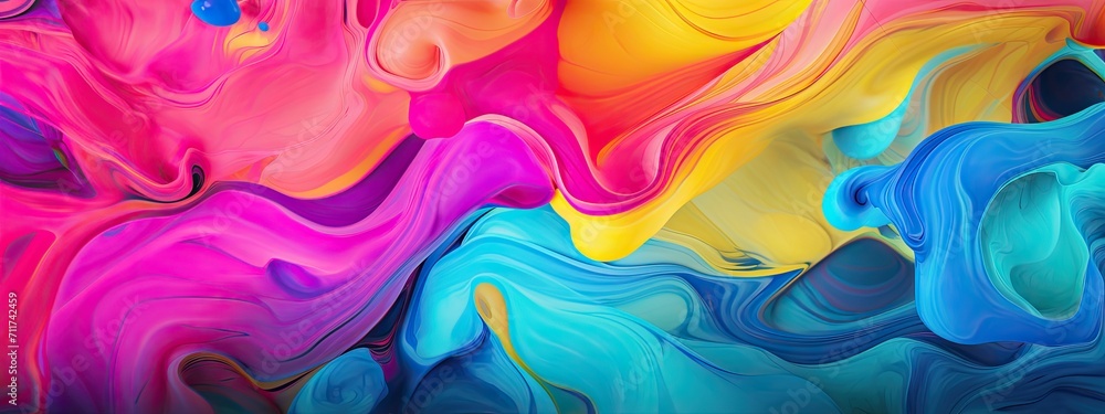 Colorful liquid background. Modern design