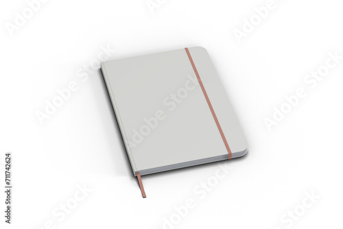 Blank hardcover notebook mockup (ID: 711742624)