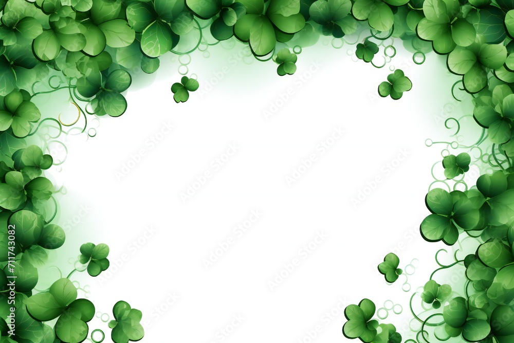 Empty Saint Patrick's Day frame design Generative Ai Empty Saint Patrick's Day frame design Generative Ai