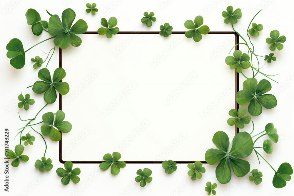 Empty Saint Patrick's Day frame design Generative Ai Empty Saint Patrick's Day frame design Generative Ai