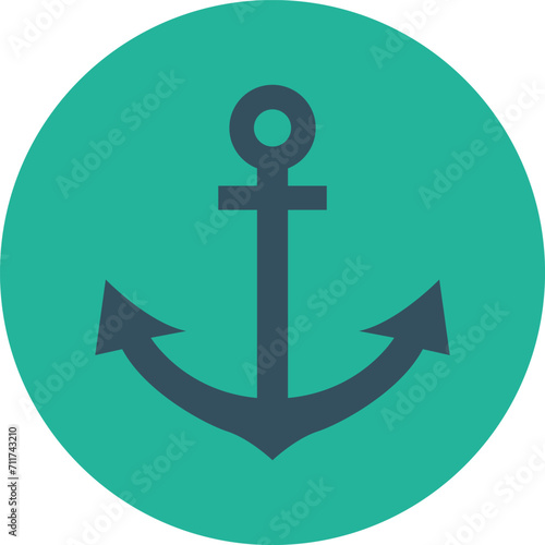 anchor on a blue background. hotel icon vector png. beach icon png. tourist place vector icon. tourism, vacationist, globetrotting, hostel, visitor, traverse, travel icon png.