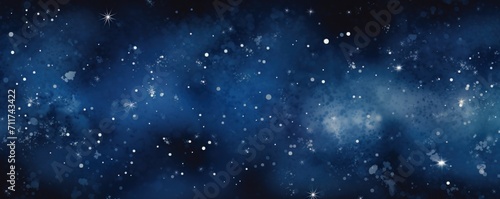 Jet magic starry night. Seamless vector pattern with stars texture marble