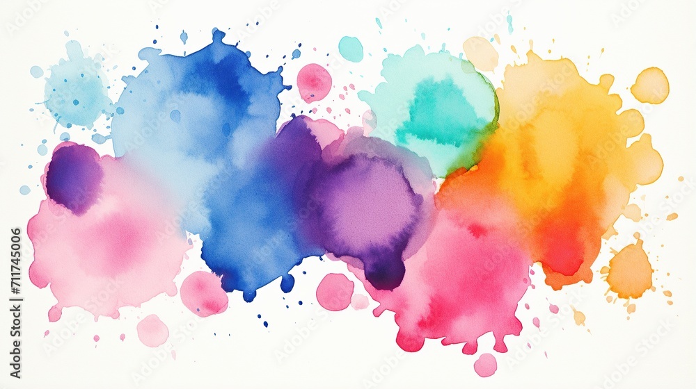 splash of colorful paint ink, background, art, illustration,