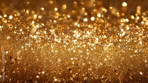 metallic gold glitter background illustration luxury glamorous, shimmer festive, party celebration metallic gold glitter background