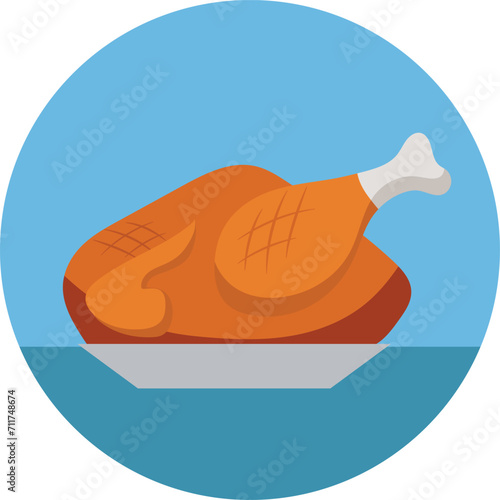 illustration of a chicken on a plate. hotel icon vector png. beach icon png. tourist place vector icon. tourism, vacationist, globetrotting, hostel, visitor, traverse, travel icon png.