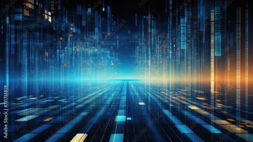 Transferring data in a digital world abstract background Transferring data in a digital world abstract background