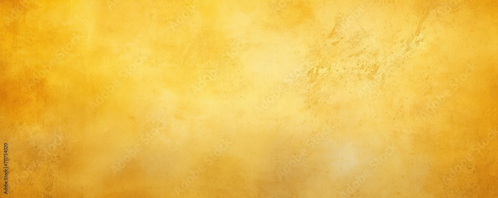 Mustard flat clear gradient background with grainy rough matte noise plaster texture