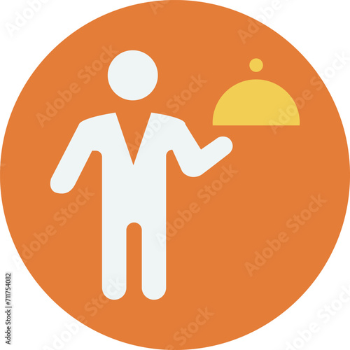 restaurant waiter icon. hotel icon vector png. beach icon png. tourist place vector icon. tourism, vacationist, globetrotting, hostel, visitor, traverse, travel icon png.