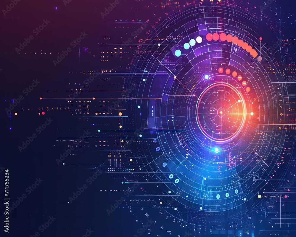 big data visualization - ai-generiert big data visualization - ai-generiert