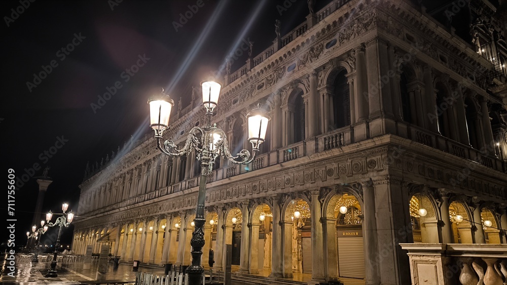 Venice, St. Marco square at night