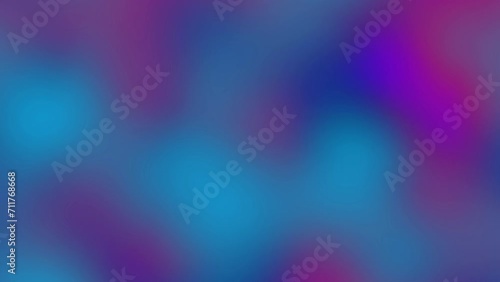 Looped dark blue abstract iridescent background animation. 4k looping footage
