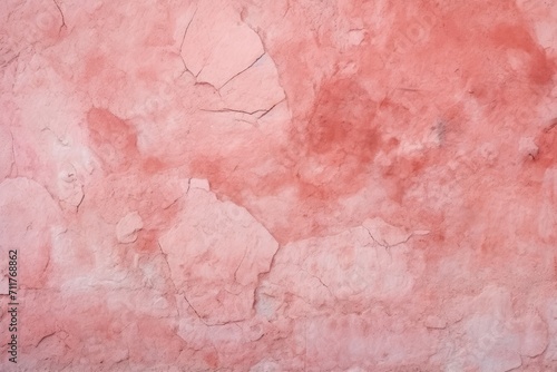 Pastel red concrete stone texture for background in summer wallpaper