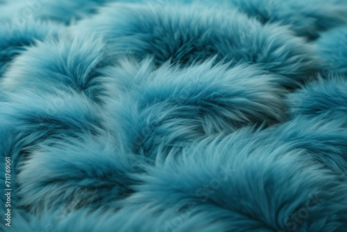 blue fur background
