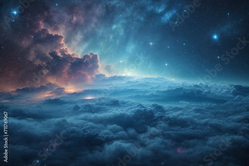 night sky and clouds © Magic Art