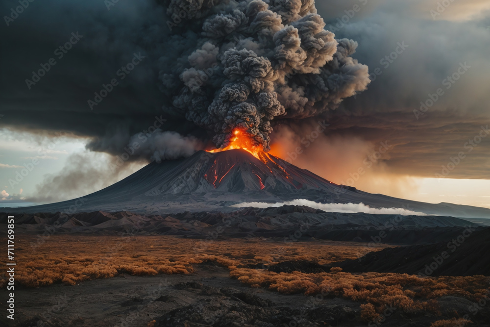 volcano eruption volcano