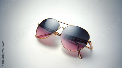 Wonderful sunglasses on white background