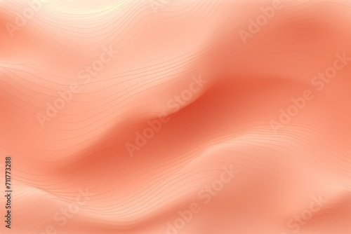 Peach background with light grey topographic lines