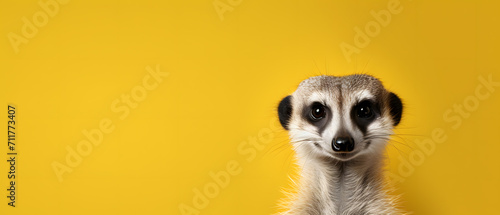 a close up of a meerkat