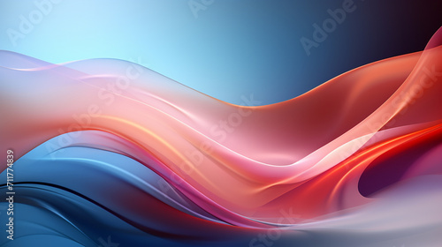 abstract background with waves , Generate AI