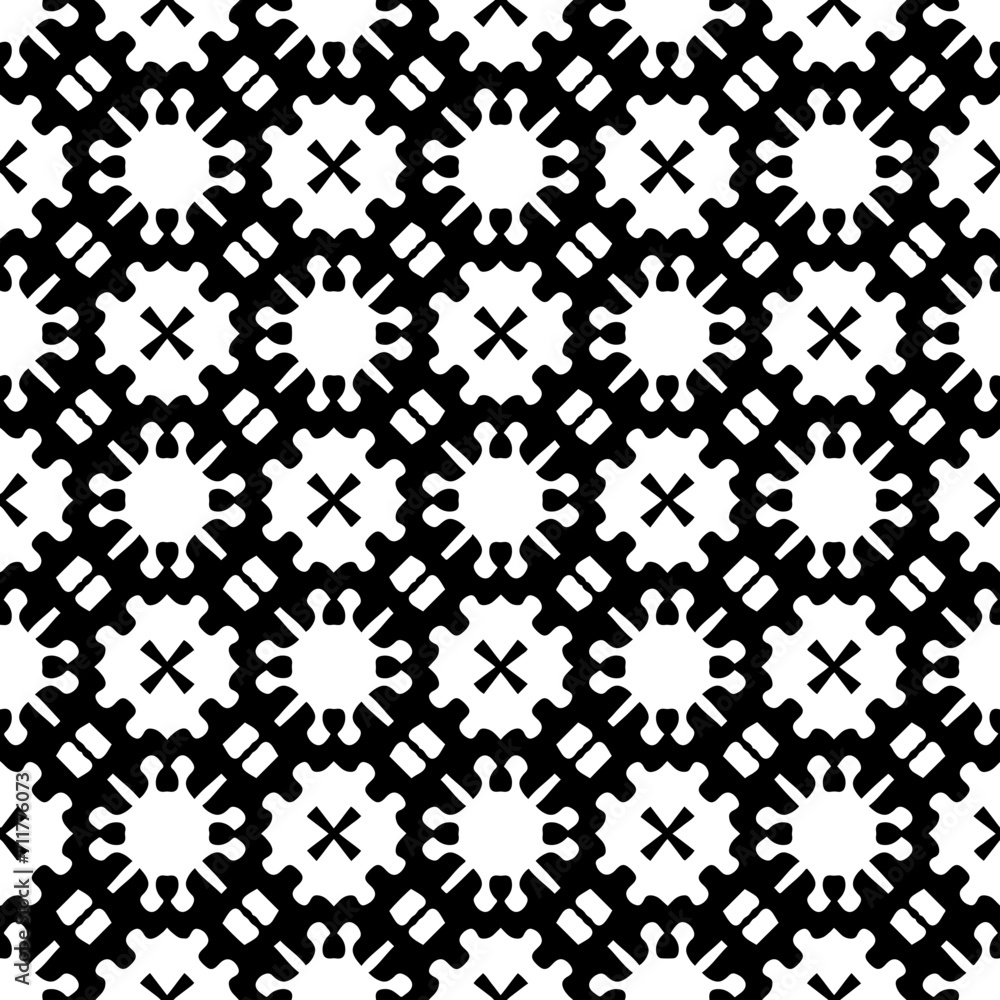 Abstract black figures on a whire background. Seamless texture for fashion, textile design, on wall paper, wrapping paper, fabrics and home decor. Simple repeat pattern. Abstract black figures on a whire background. Seamless texture for fashion, textile design, on wall paper, wrapping paper, fabrics and home decor. Simple repeat pattern.