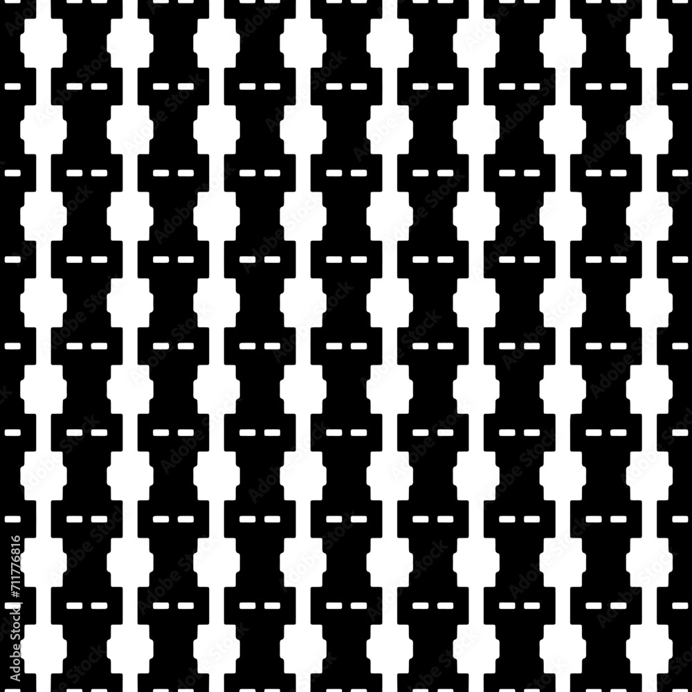 Abstract black figures on a whire background. Seamless texture for fashion, textile design, on wall paper, wrapping paper, fabrics and home decor. Simple repeat pattern. Abstract black figures on a whire background. Seamless texture for fashion, textile design, on wall paper, wrapping paper, fabrics and home decor. Simple repeat pattern.