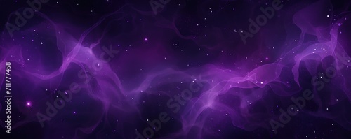 Purple magic starry night. Seamless vector pattern with stars texture marble