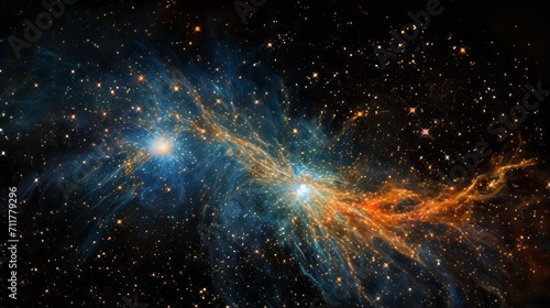 Breathtaking distant supercluster photo