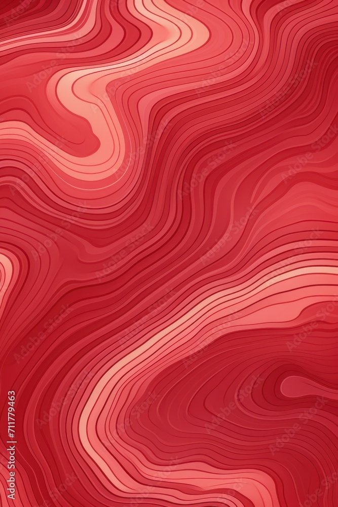 Ruby background with light grey topographic lines