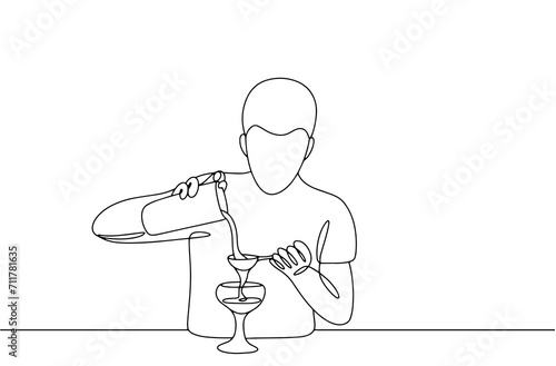 Bartender. Cocktail. Drink