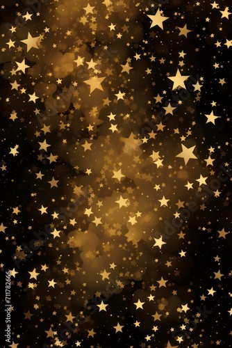 Sepia magic starry night. 