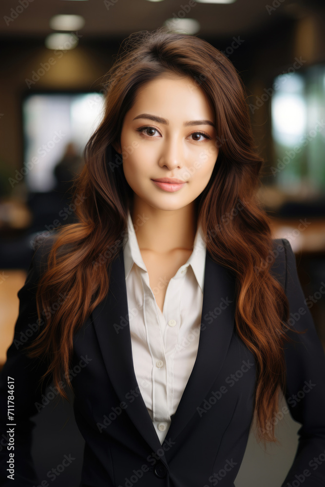 Portrait of a beautiful Asian businesswoman Portrait of a beautiful Asian businesswoman