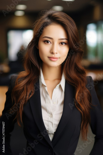 Portrait of a beautiful Asian businesswoman