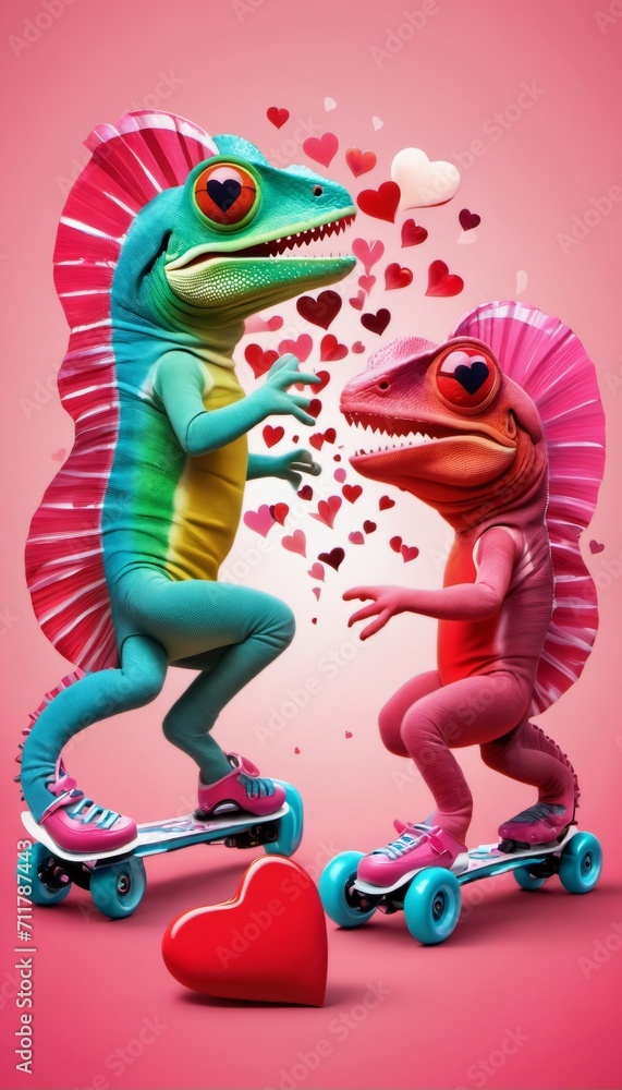 Naklejka premium valentines day