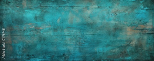 Teal slab background. 