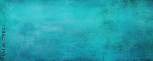 Turquoise flat clear gradient background  © Michael
