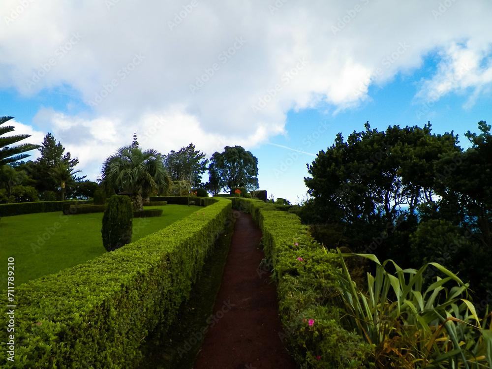 Path in park, Azores islands