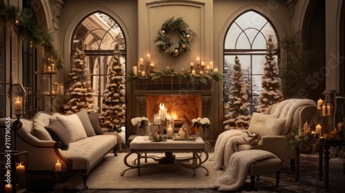 Enchanting festive design, holiday delight