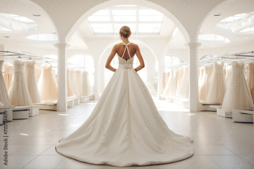 Elegant bride in a white dress exudes beauty and style, radiating happiness in a vintage-inspired setting. Elegant bride in a white dress exudes beauty and style, radiating happiness in a vintage-inspired setting.
