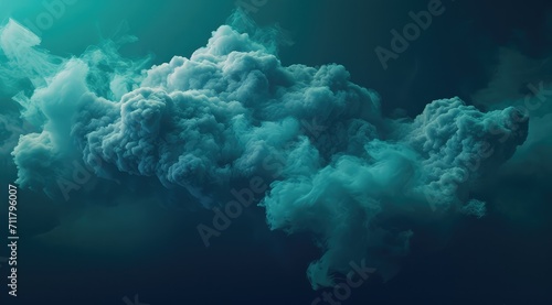 An ethereal and captivating abstract background, featuring swirling blue smoke clouds against a mesmerizing backdrop, creating a dreamlike atmosphere for artistic, mystical, and serene concepts
