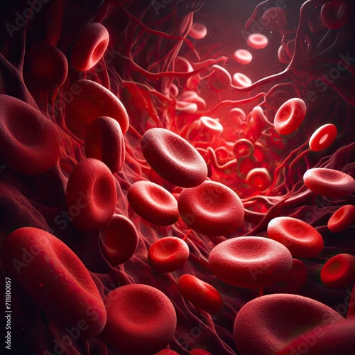 Red Blood Cells RBC Plasma Spleen Platelets Clotting Haemoglobin Iron in Blood Vessels carrying oxygen arteries veins flowing Blood stream liquid medication in blood sugar in body medicine concept