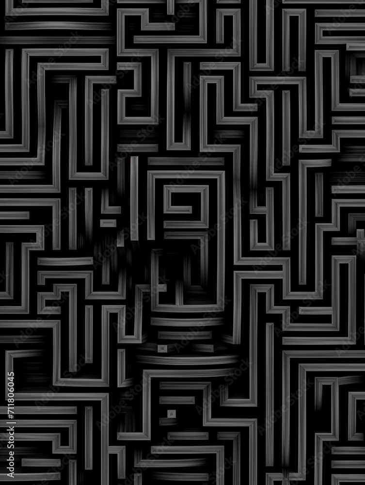 an intricate geometric pattern that forms a three-dimensional labyrinth created with Generative Ai an intricate geometric pattern that forms a three-dimensional labyrinth created with Generative Ai