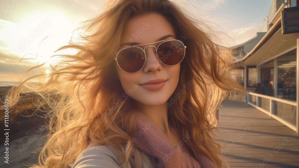 phone photo selfie, of a beautiful ethnic woman on a boardwalk at the beach without sunglasses on, boring posted on Snapchat phone photo selfie, of a beautiful ethnic woman on a boardwalk at the beach without sunglasses on, boring posted on Snapchat